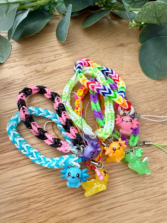 Aquatic Axolotl: Phone Charm & Water Bottle Buddy