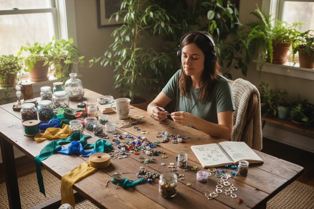 The Rhythmic Art of Crafting: How Music Enhances Trinket and Bracelet Making in 2025