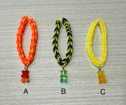 Gummy Bear Bracelet – Handmade Colorful Kids Jewelry With Stretchy Charm
