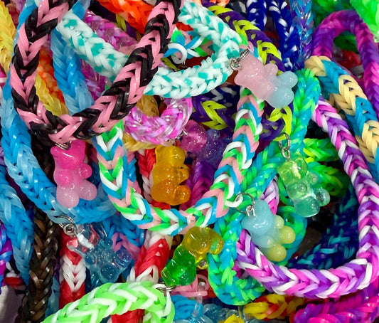 Gummy Bear Bracelet – Handmade Colorful Kids Jewelry With Stretchy Charm