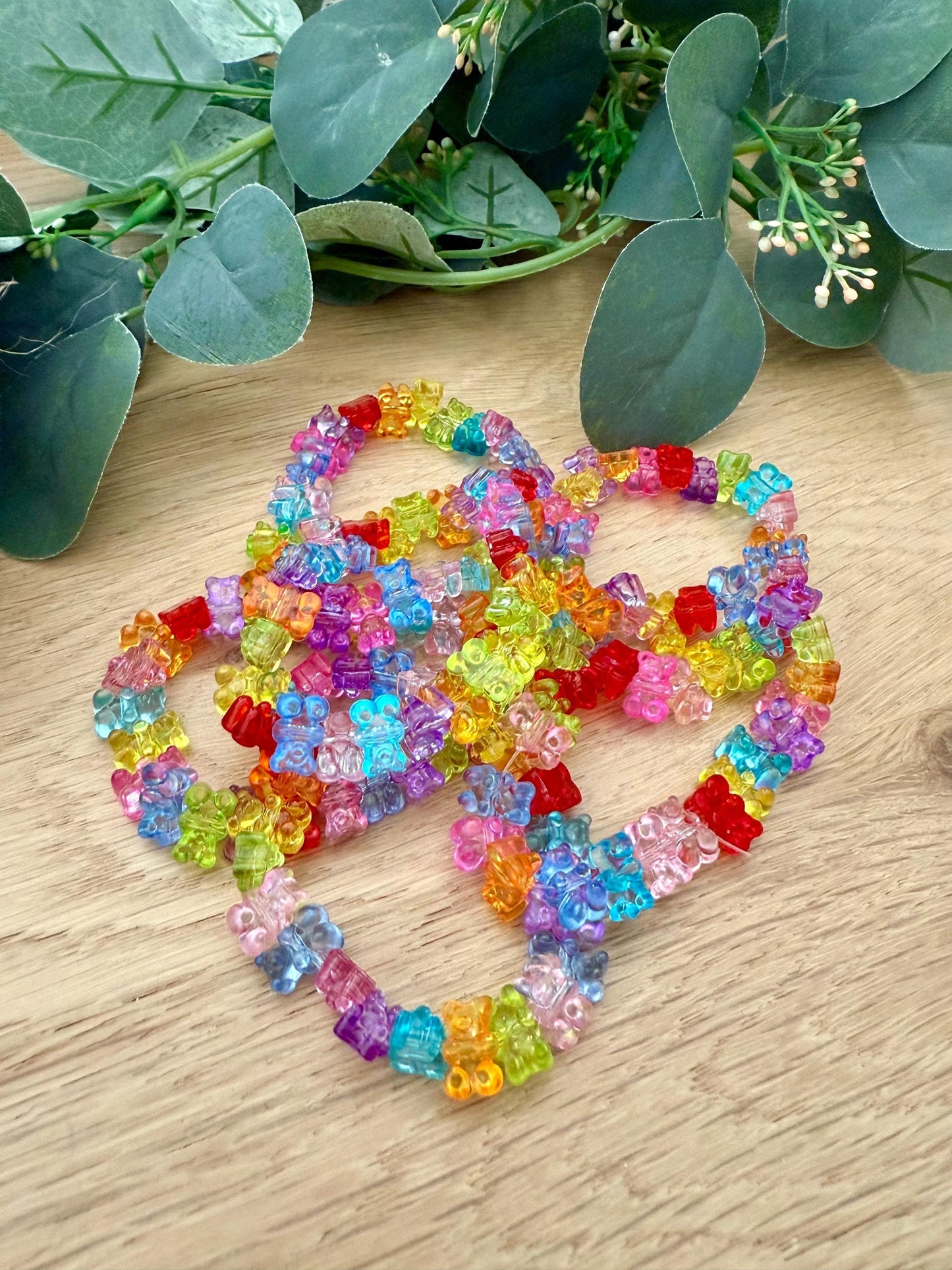 Gummy Bear Bracelets – Handmade Colorful Charm Bracelets with Vibrant Candy Theme