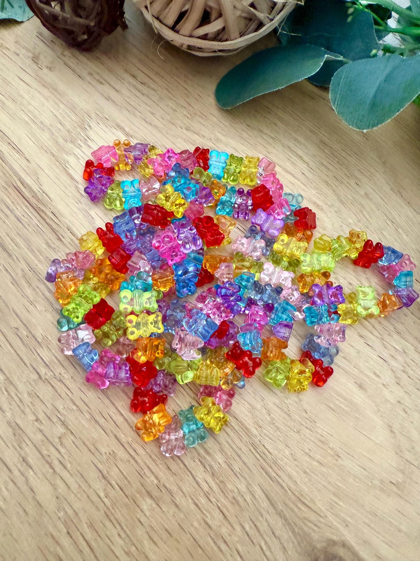 Gummy Bear Bracelets – Handmade Colorful Charm Bracelets with Vibrant Candy Theme