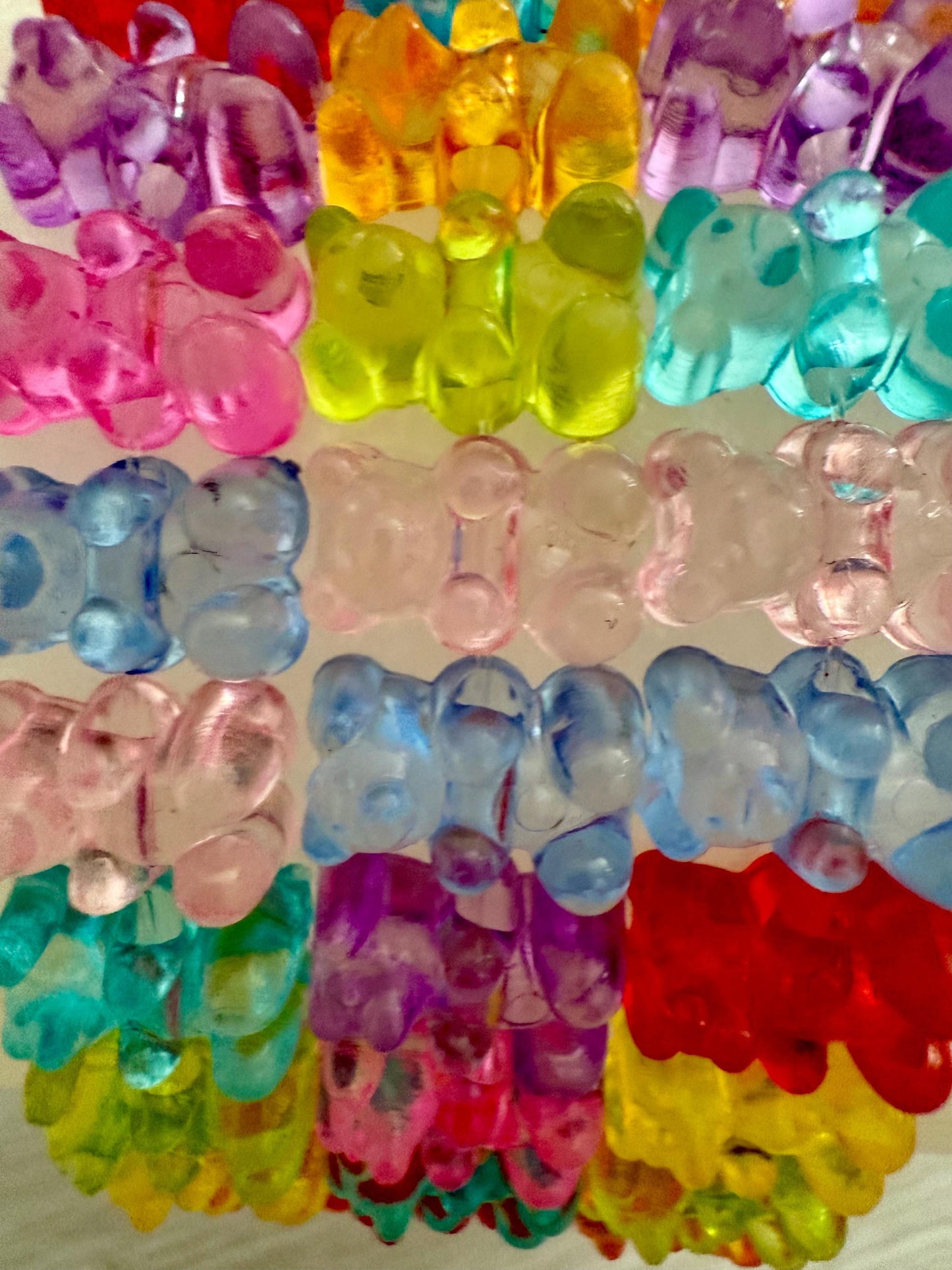 Gummy Bear Bracelets – Handmade Colorful Charm Bracelets with Vibrant Candy Theme
