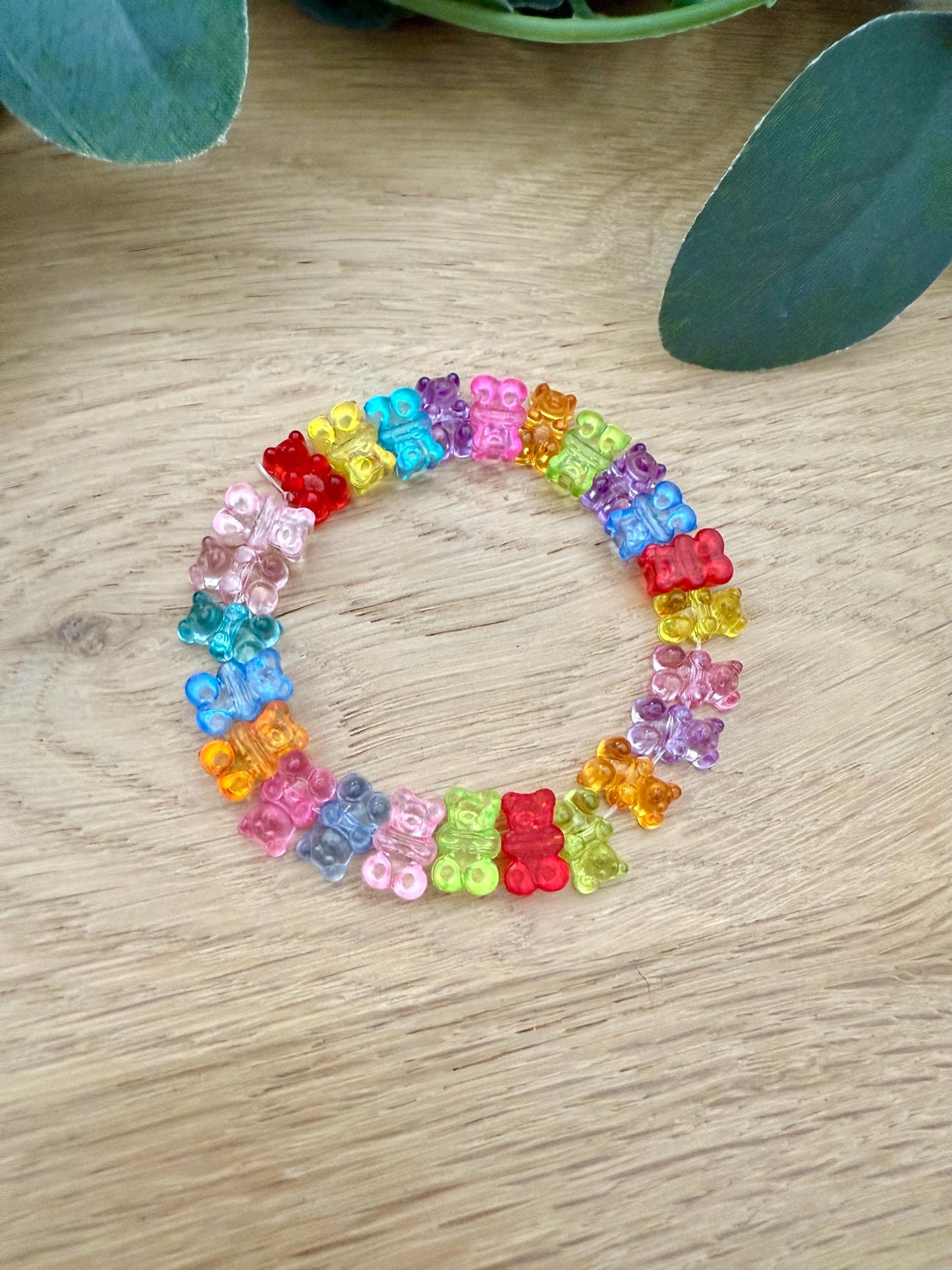Gummy Bear Bracelets – Handmade Colorful Charm Bracelets with Vibrant Candy Theme