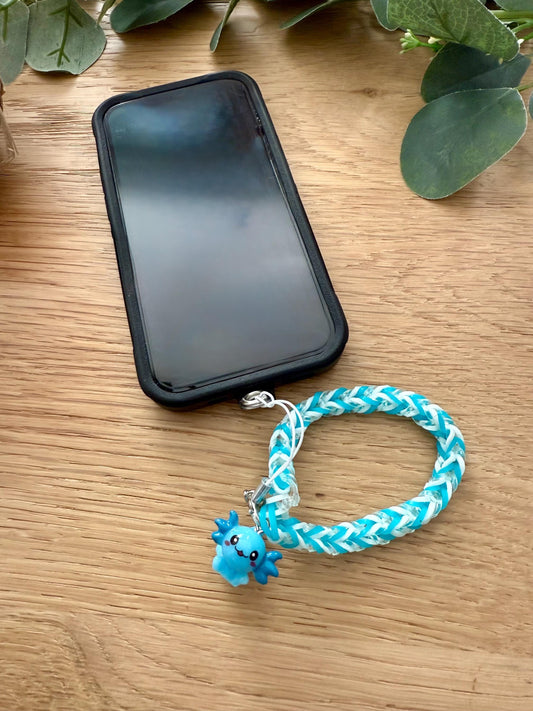 Aquatic Axolotl: Phone Charm & Water Bottle Buddy