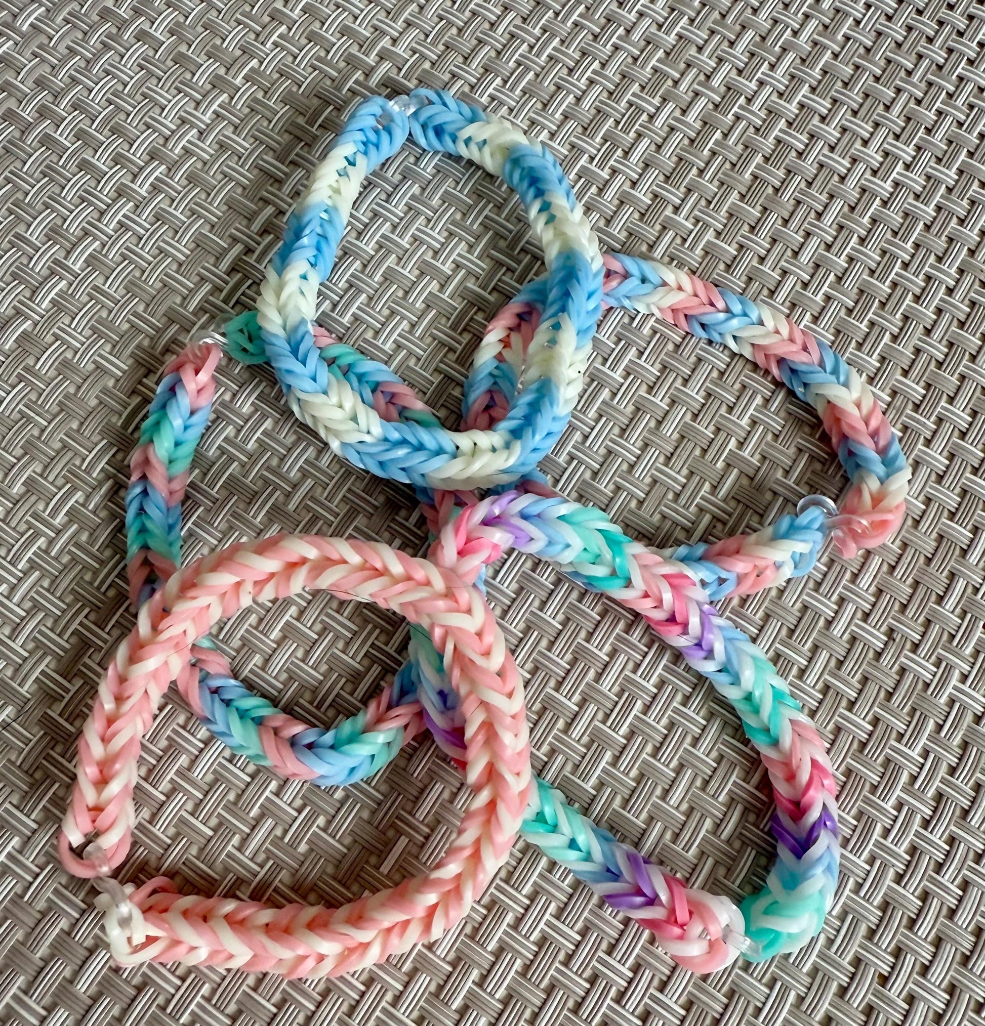 Pastel Fishtail Friendship Bracelet Grab Bag – Set of 5