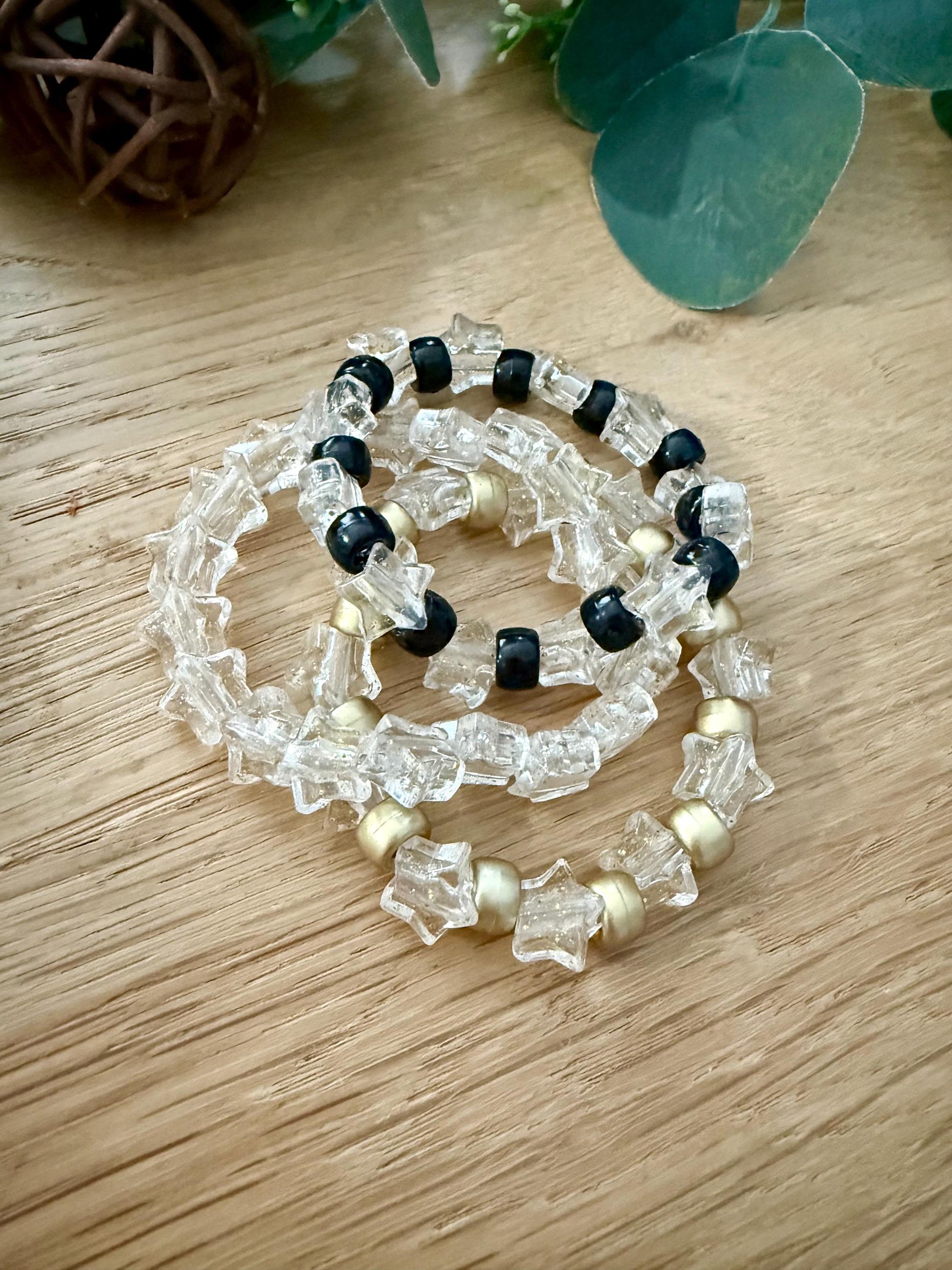 Shimmering Star Charm Bracelet - Stack Your Style!