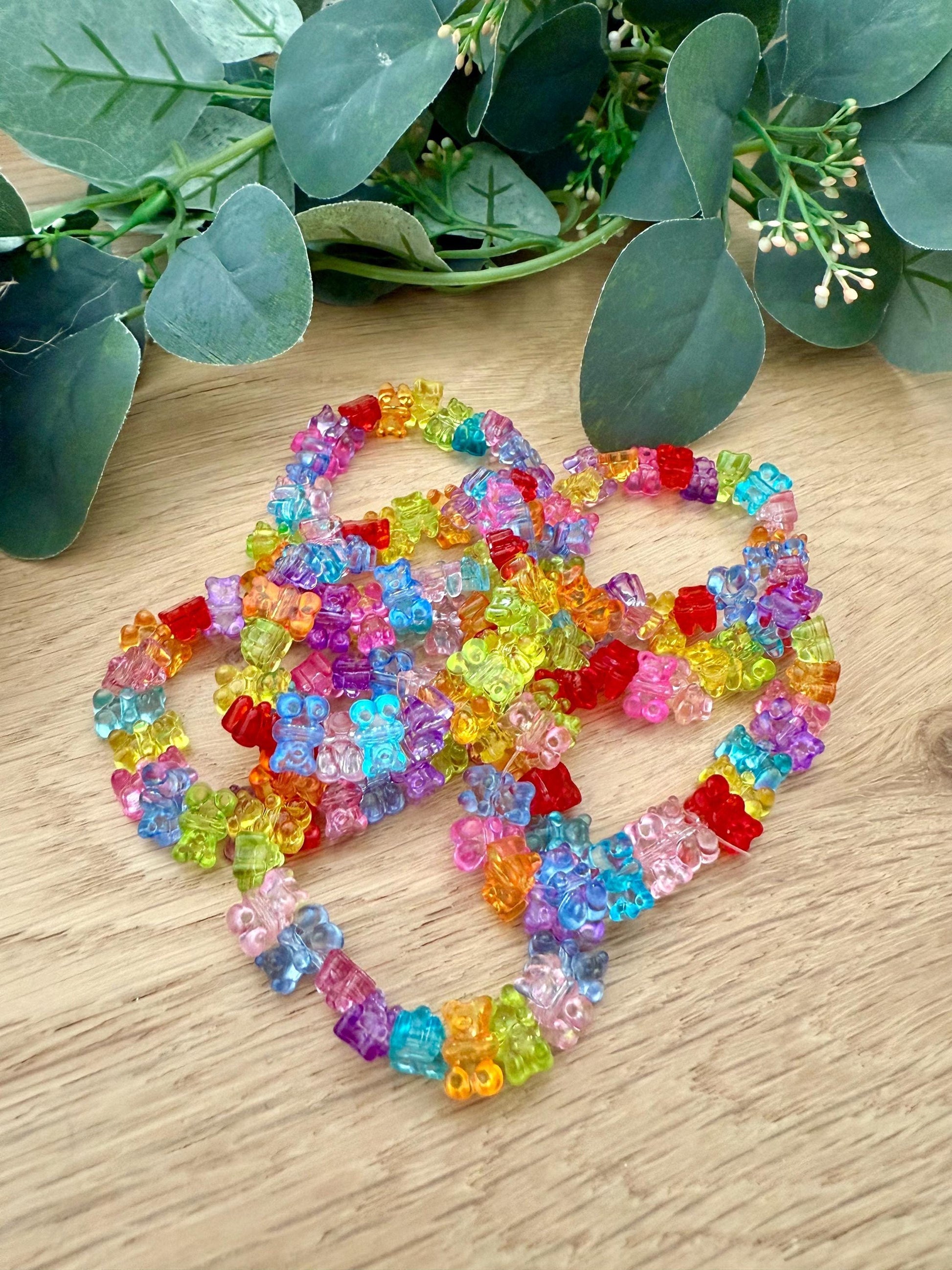 Gummy Bear Beaded Bracelets