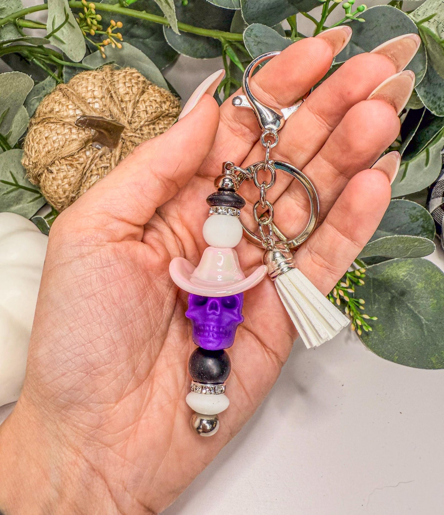 Skeleton Cowboy: The Ultimate Halloween Keychain!