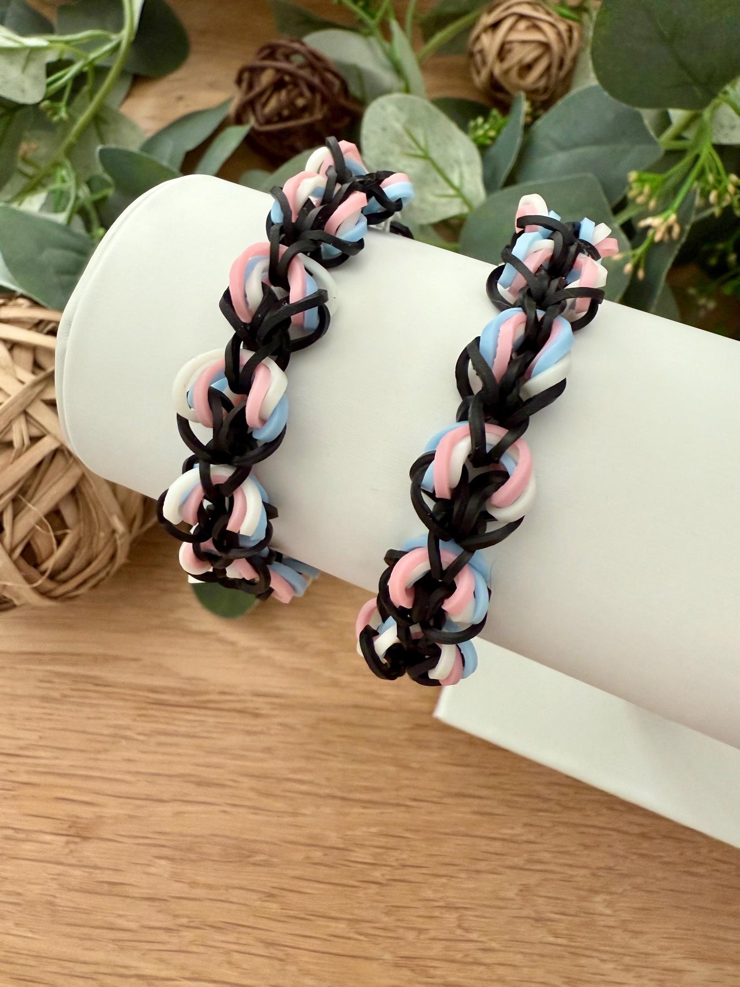 2-Pack- Colorful Pastel Rainbow Friendship Bracelets