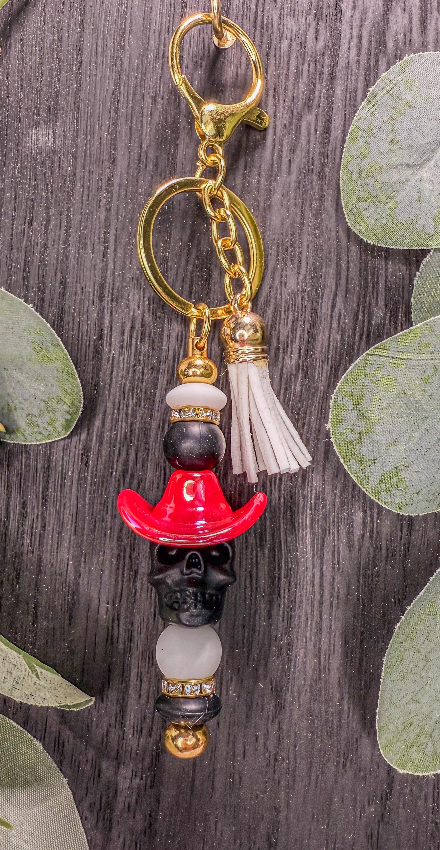Skeleton Cowboy: The Ultimate Halloween Keychain!