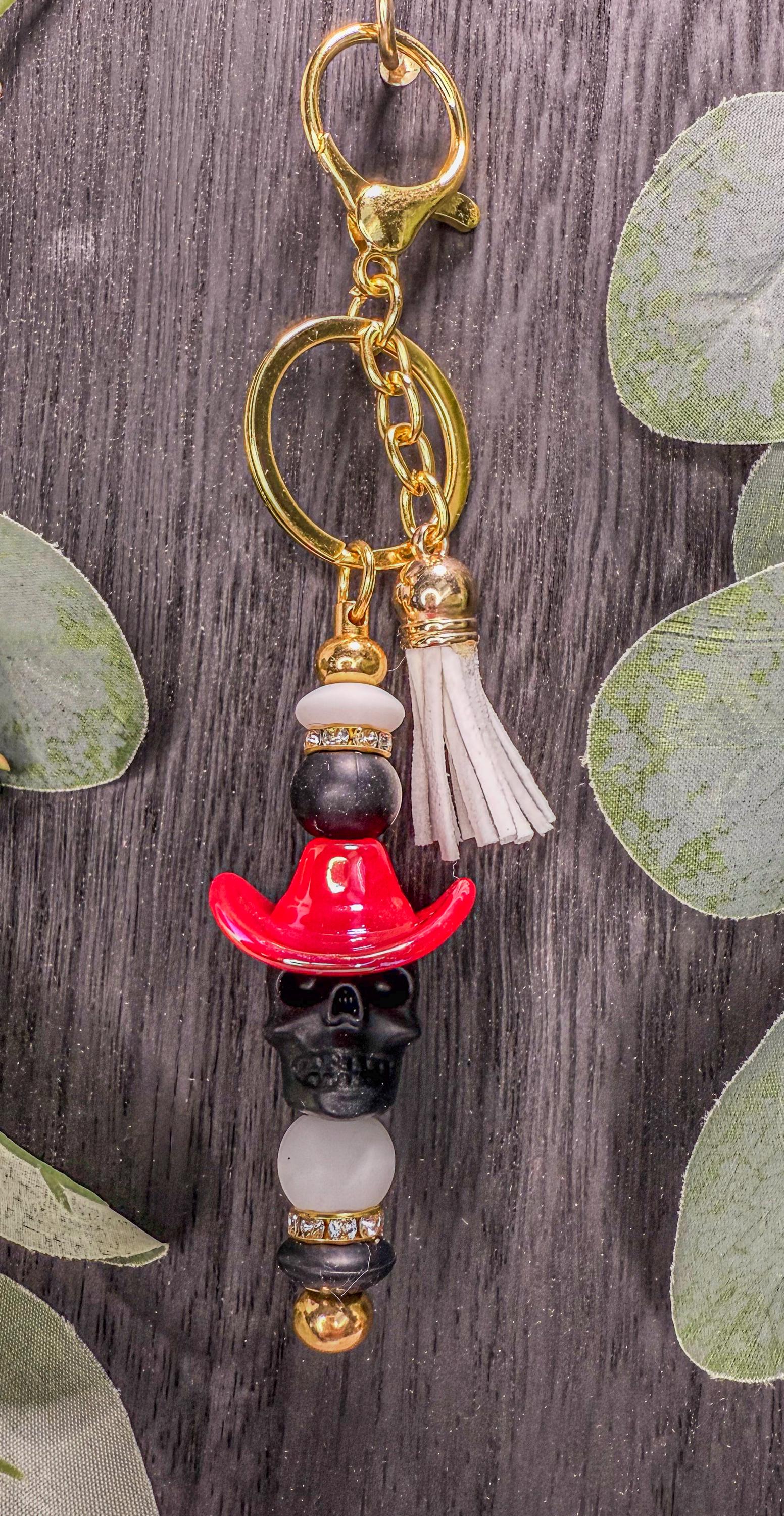 Skeleton Cowboy: The Ultimate Halloween Keychain!