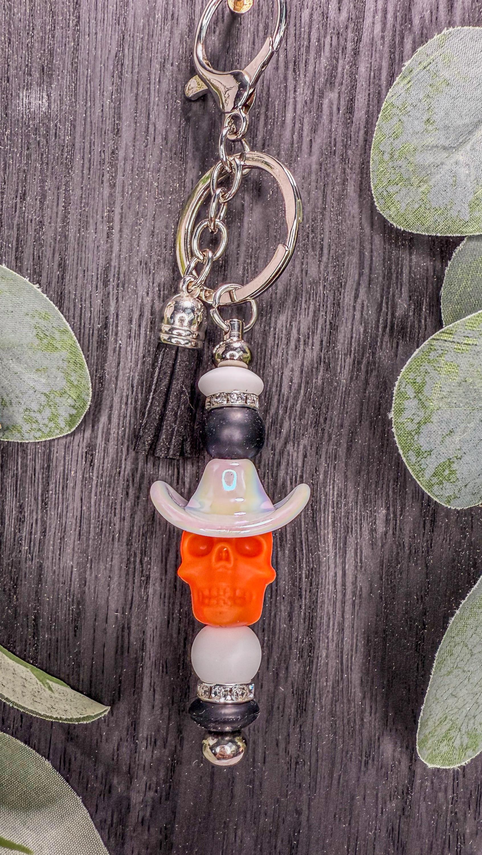 Skeleton Cowboy: The Ultimate Halloween Keychain!