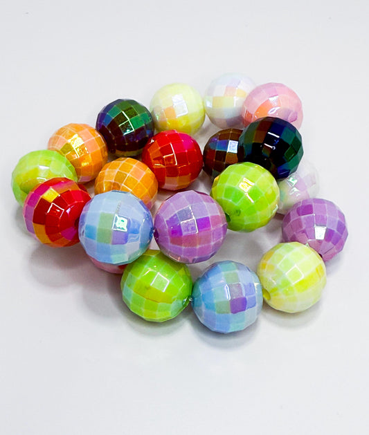 Dance Party Ready: - Stretchy Disco Ball Bracelet - Stretchy, No Clasp Design
