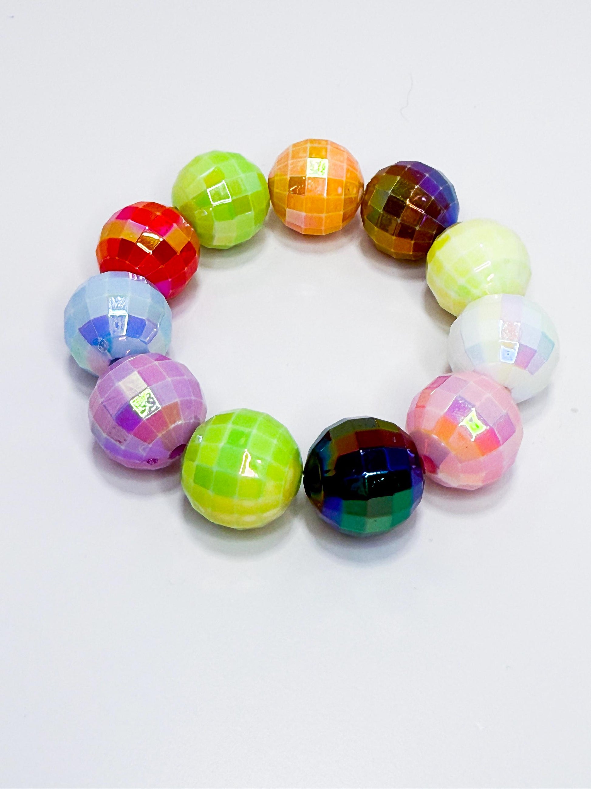 Dance Party Ready: Stretchy Disco Ball Bracelet