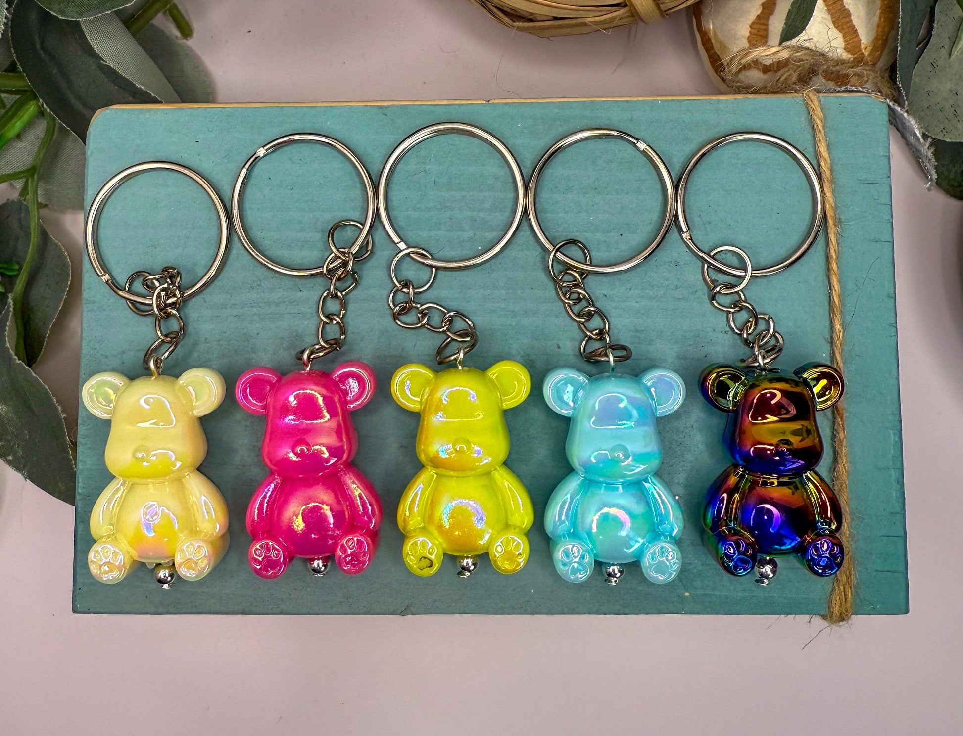 Playful Gummy Bear Keychain: A Sweet Touch for Keys!