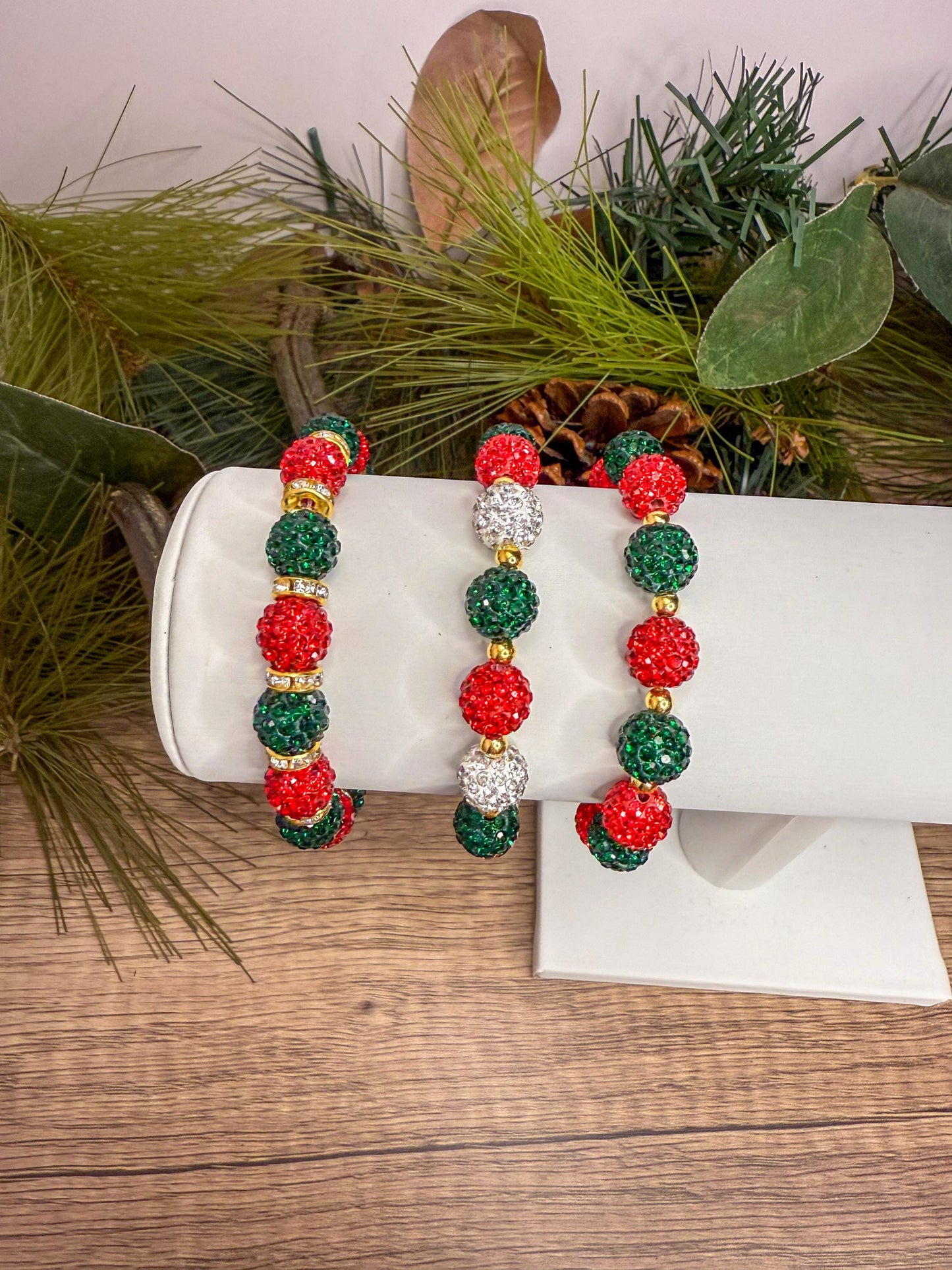 Holiday Glam: Christmas Shamballa Bracelet Collection