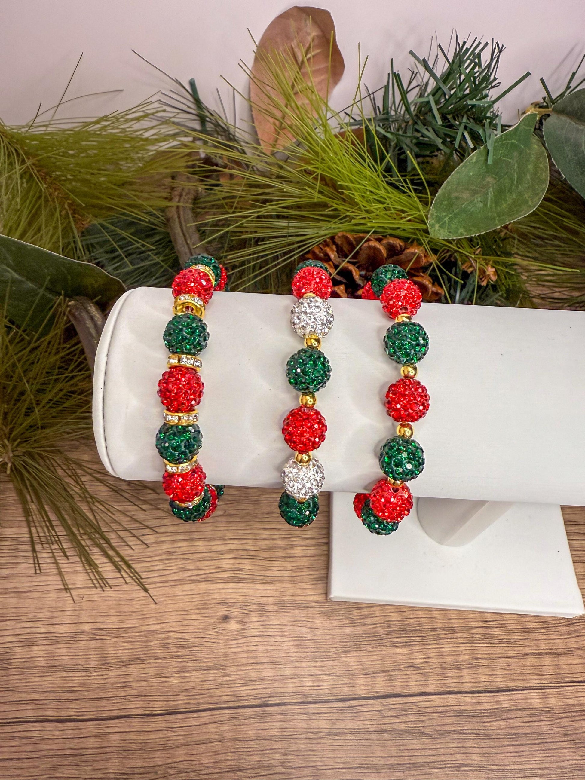 Holiday Glam: Christmas Shamballa Bracelet Collection