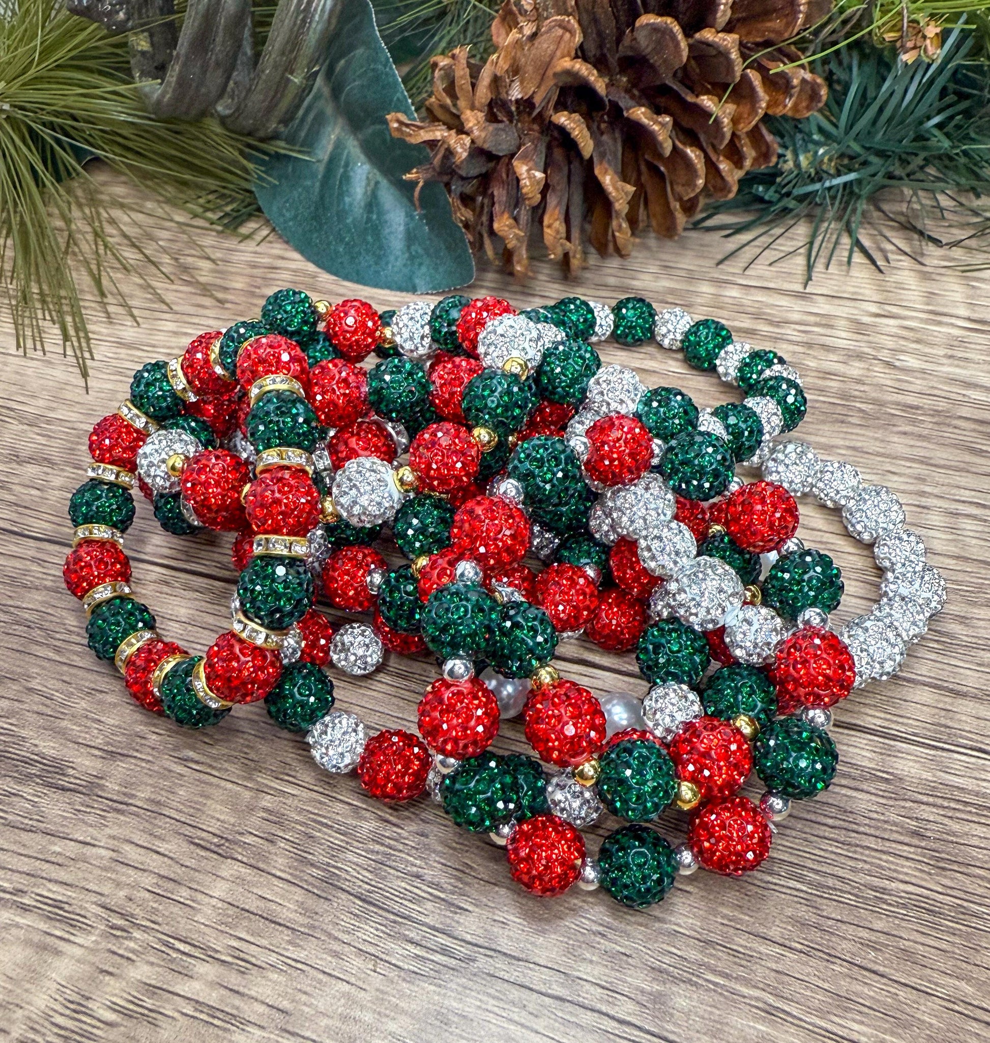 Holiday Glam: Christmas Shamballa Bracelet Collection