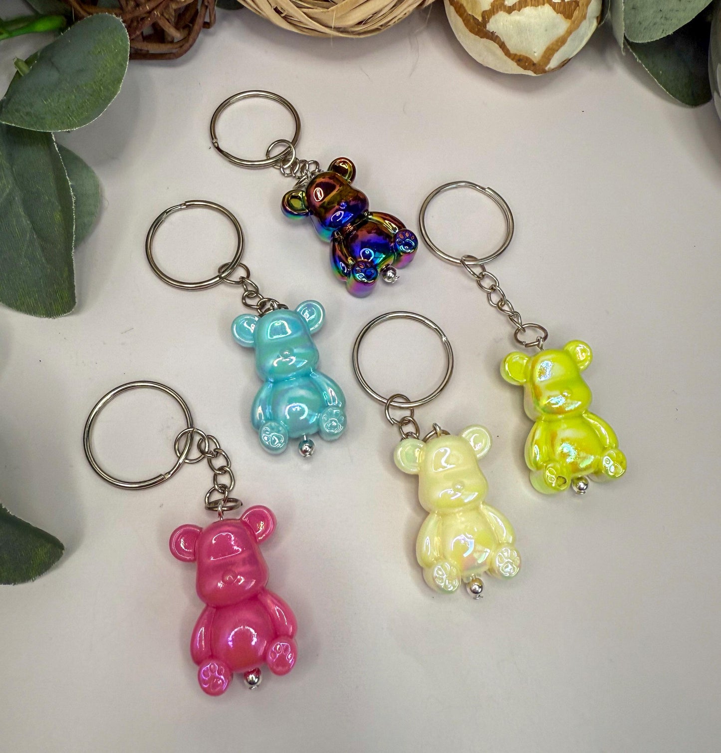 Playful Gummy Bear Keychain: A Sweet Touch for Keys!