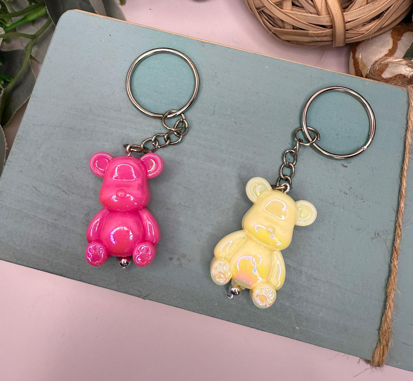 Playful Gummy Bear Keychain: A Sweet Touch for Keys!