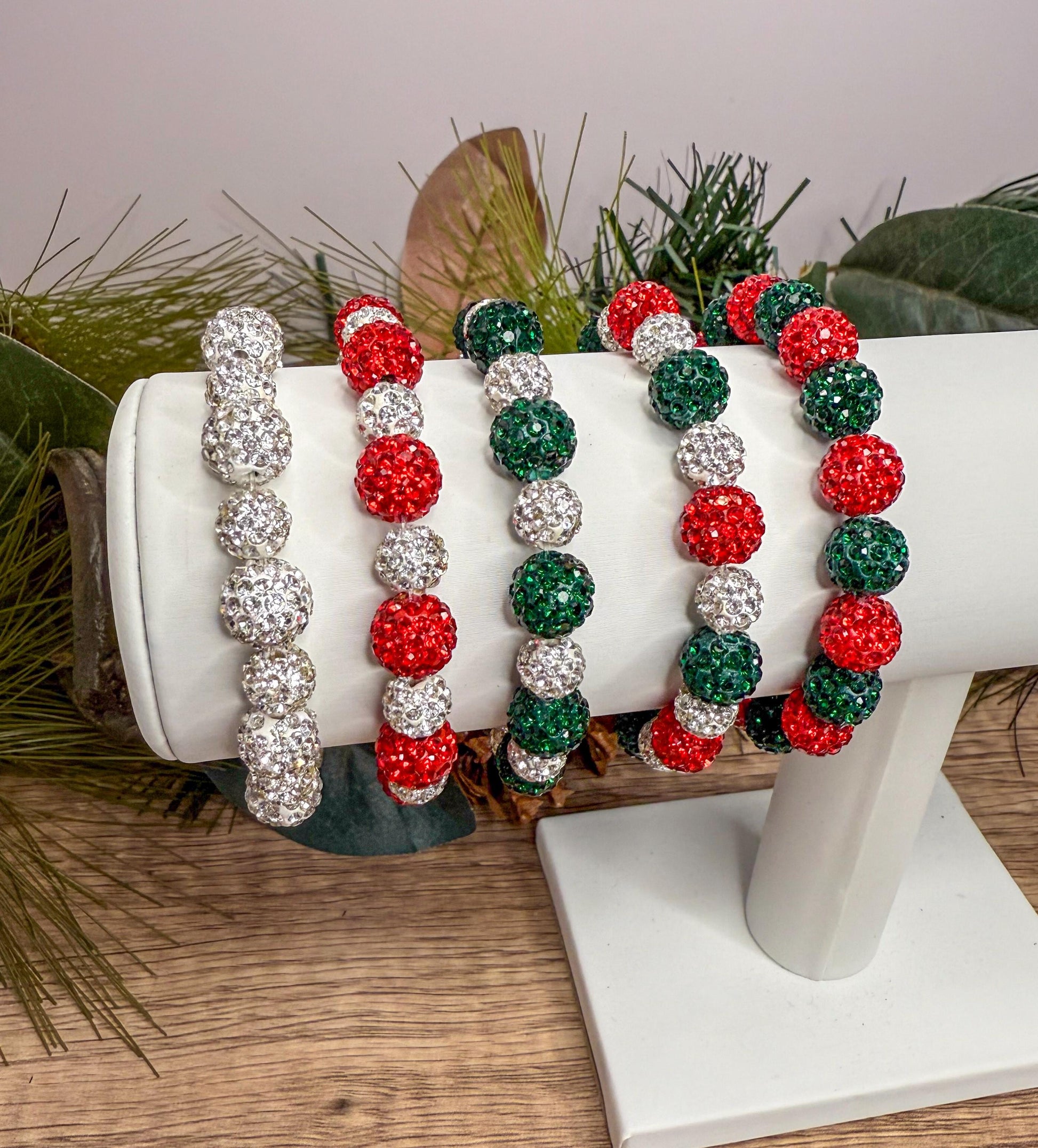 Holiday Glam: Christmas Shamballa Bracelet Collection