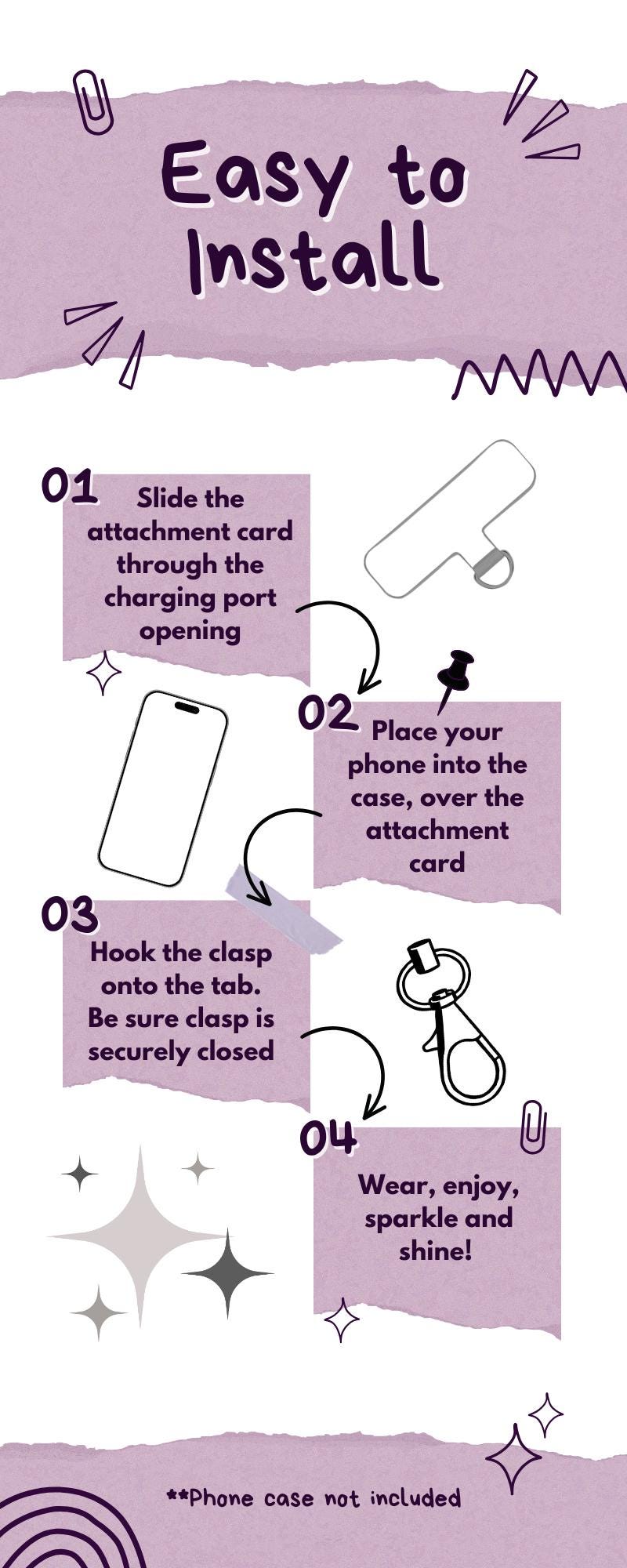 Candy Hearts: Beaded Phone Charm Wristlet