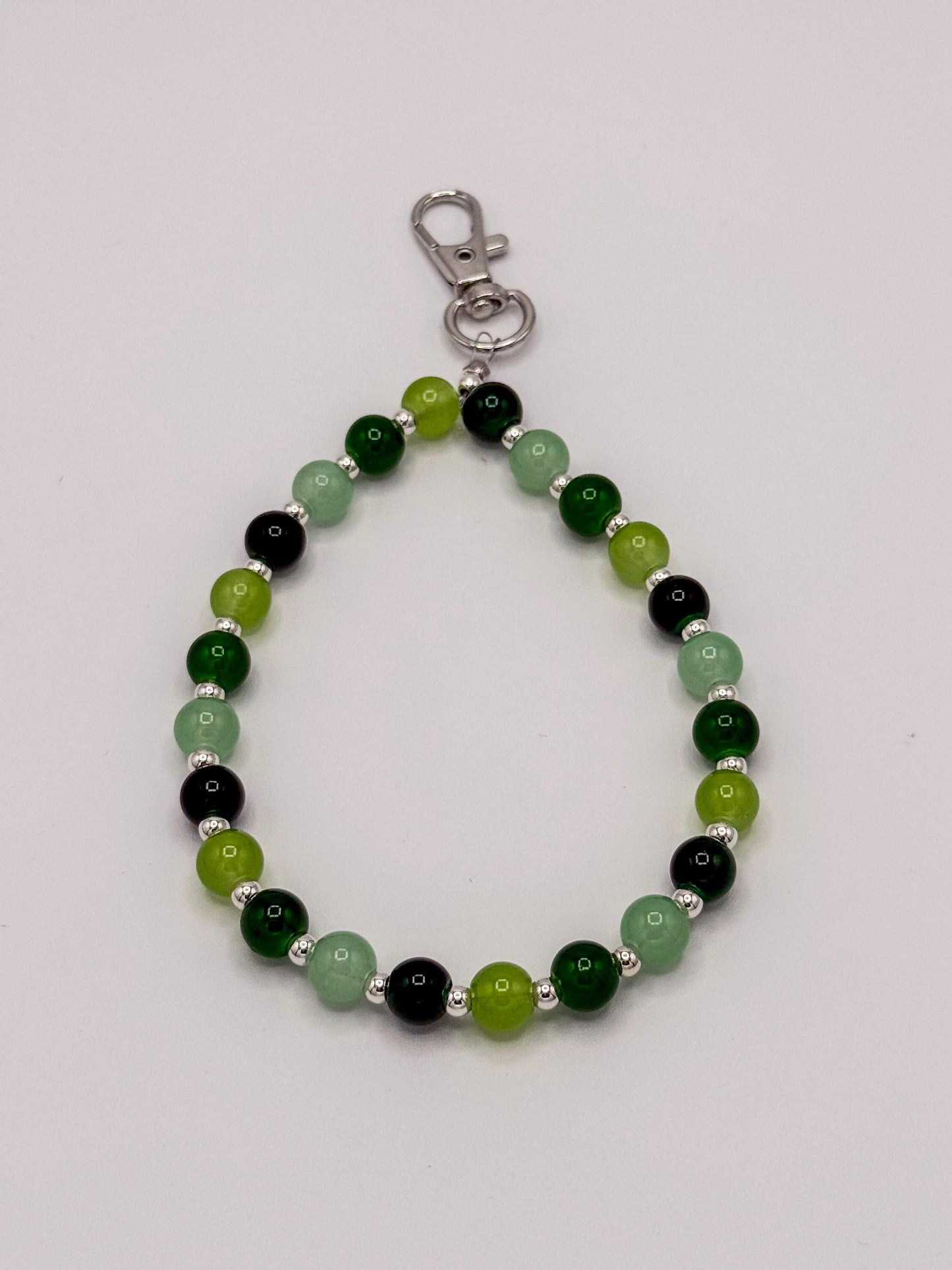 Colorful Glass Beaded Phone Straps: Fun & Functional! - Various Colors - Wristlet/Bag/Keychain