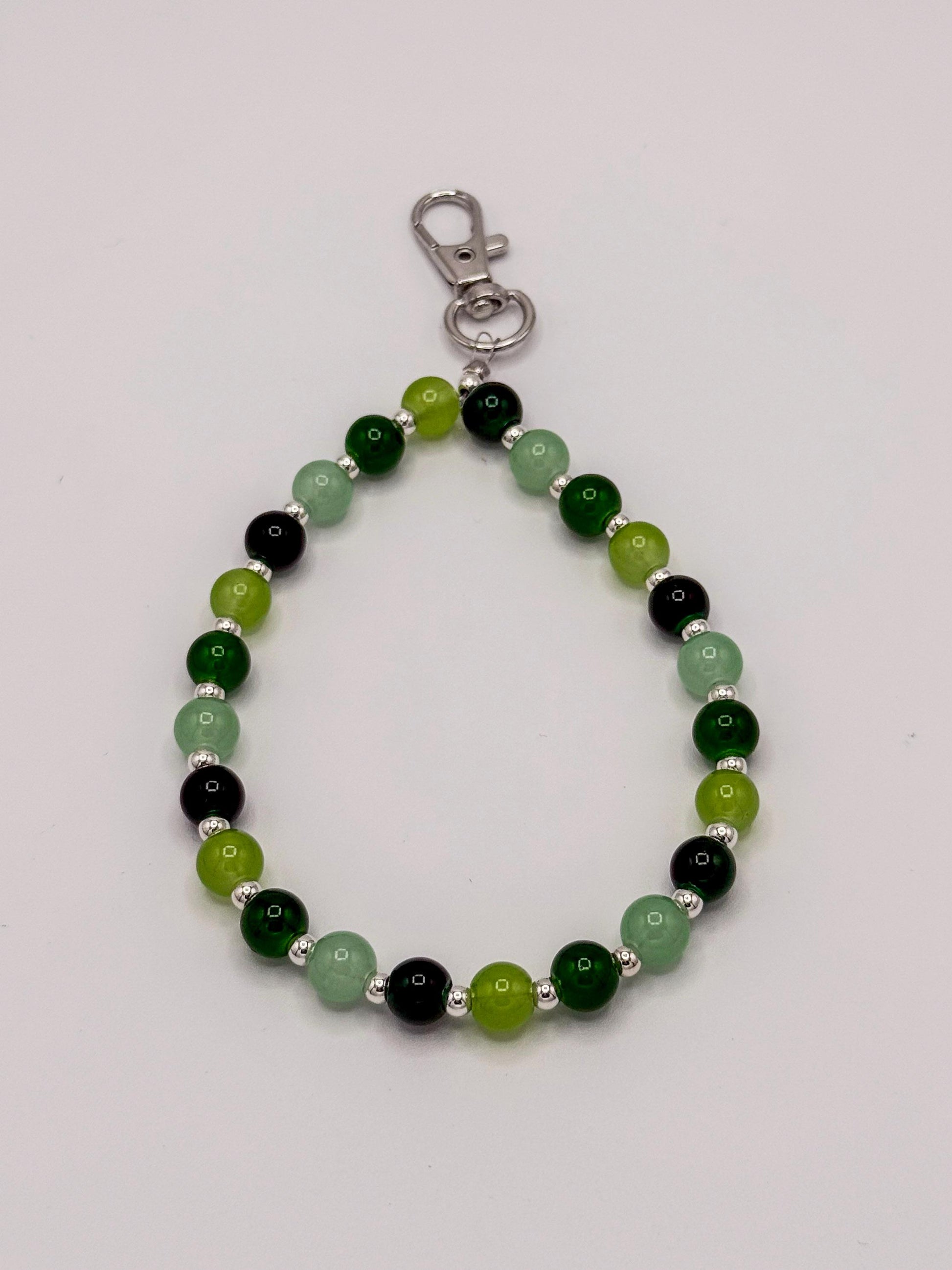 Colorful Glass Beaded Phone Straps: Fun & Functional! - Various Colors - Wristlet/Bag/Keychain