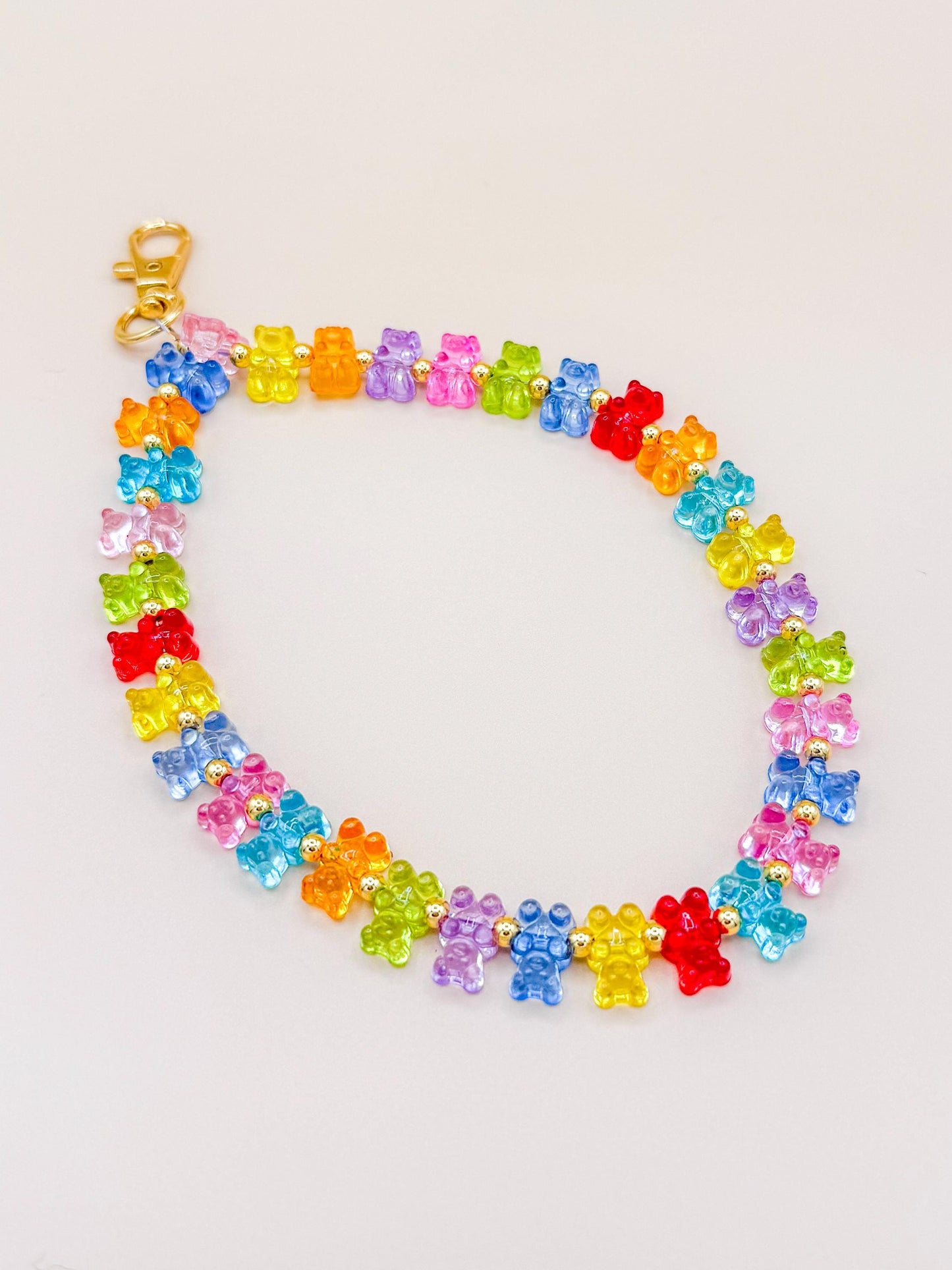 Gummy Bear Beaded Phone Wristlet