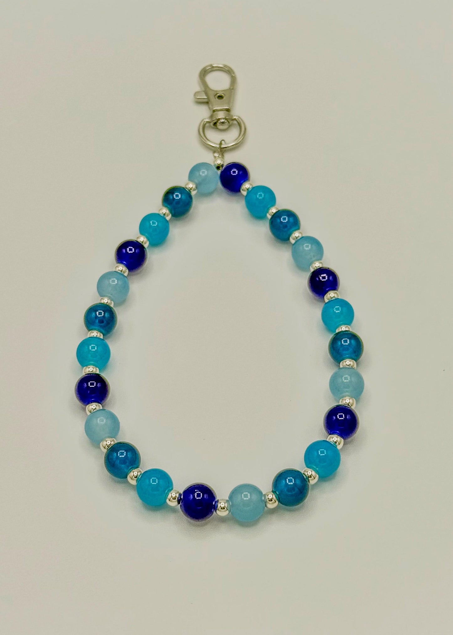 Colorful Glass Beaded Phone Straps: Fun & Functional! - Various Colors - Wristlet/Bag/Keychain