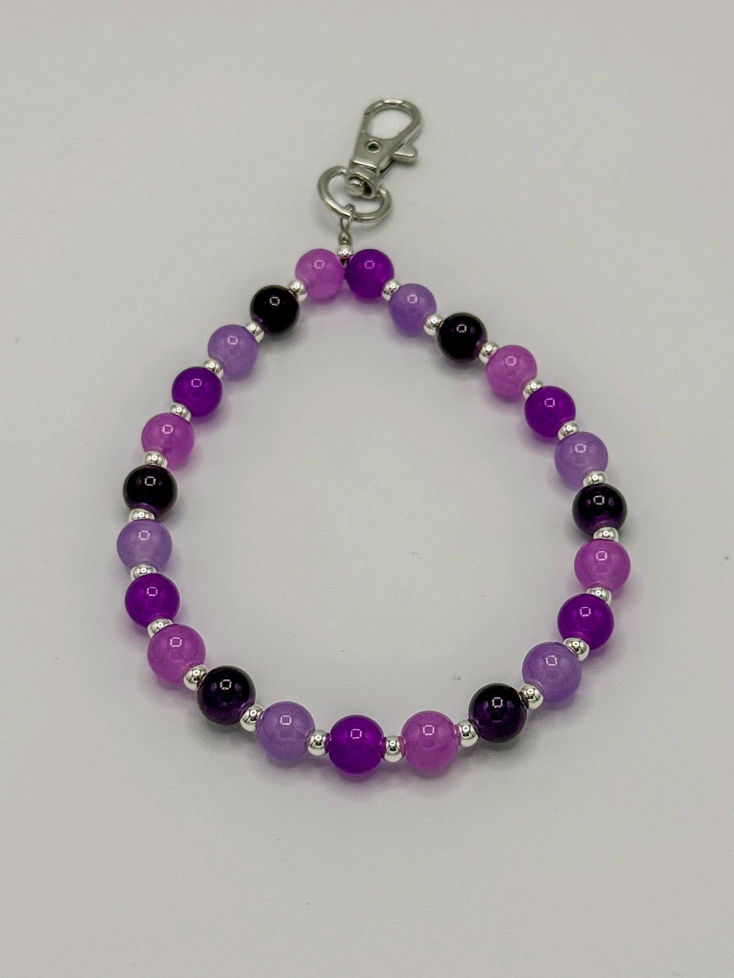 Colorful Glass Beaded Phone Straps: Fun & Functional! - Various Colors - Wristlet/Bag/Keychain