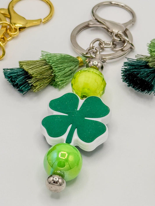 Lucky Green Beaded Keychains for Every Occasion