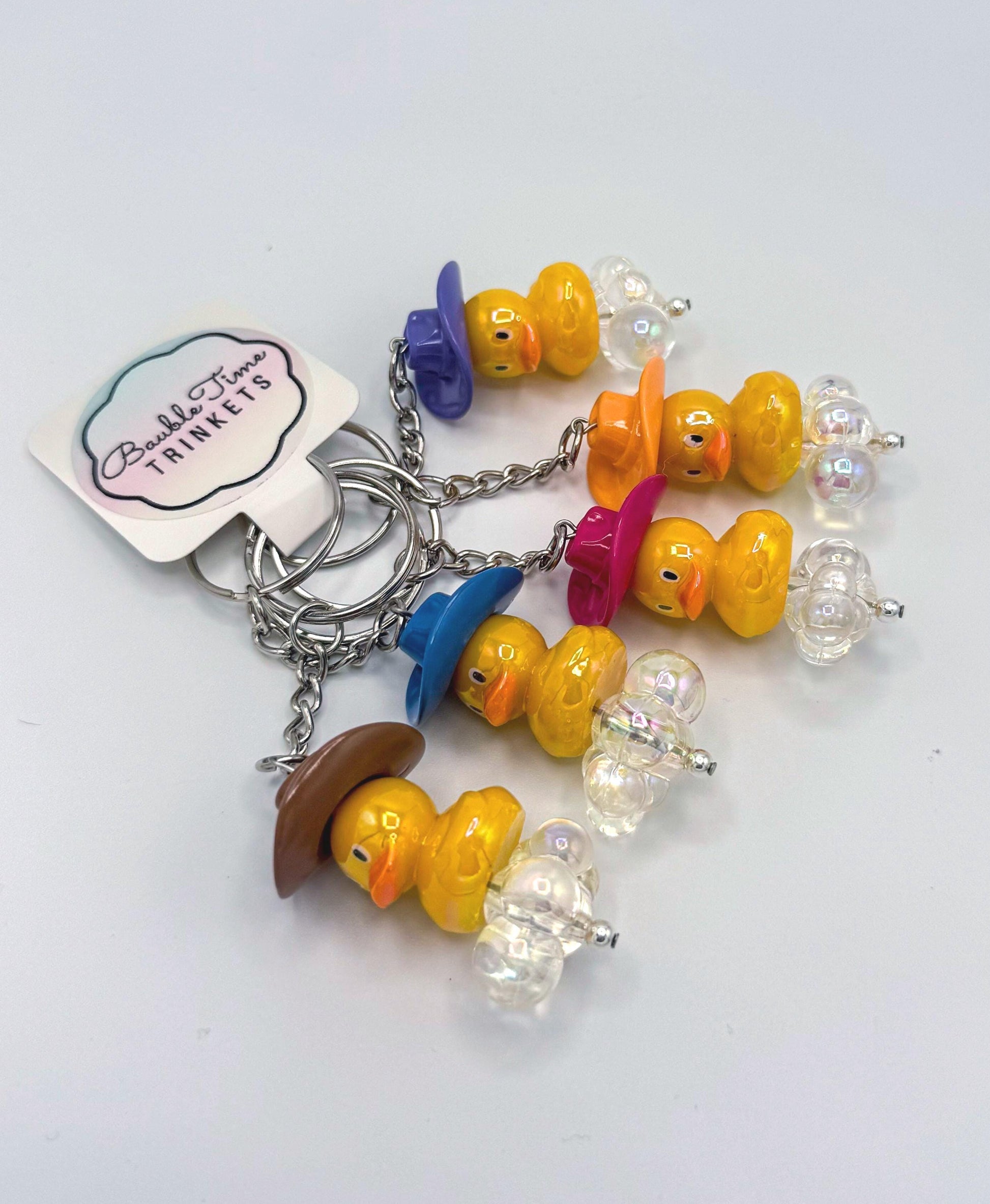 Cowboy Cruising Duck Keychains, Bulk Cruise Ship Hiding Ducks, Western Theme Jeep Ducking Charm, Fish Extender Gift, Vacation Cabin Favors