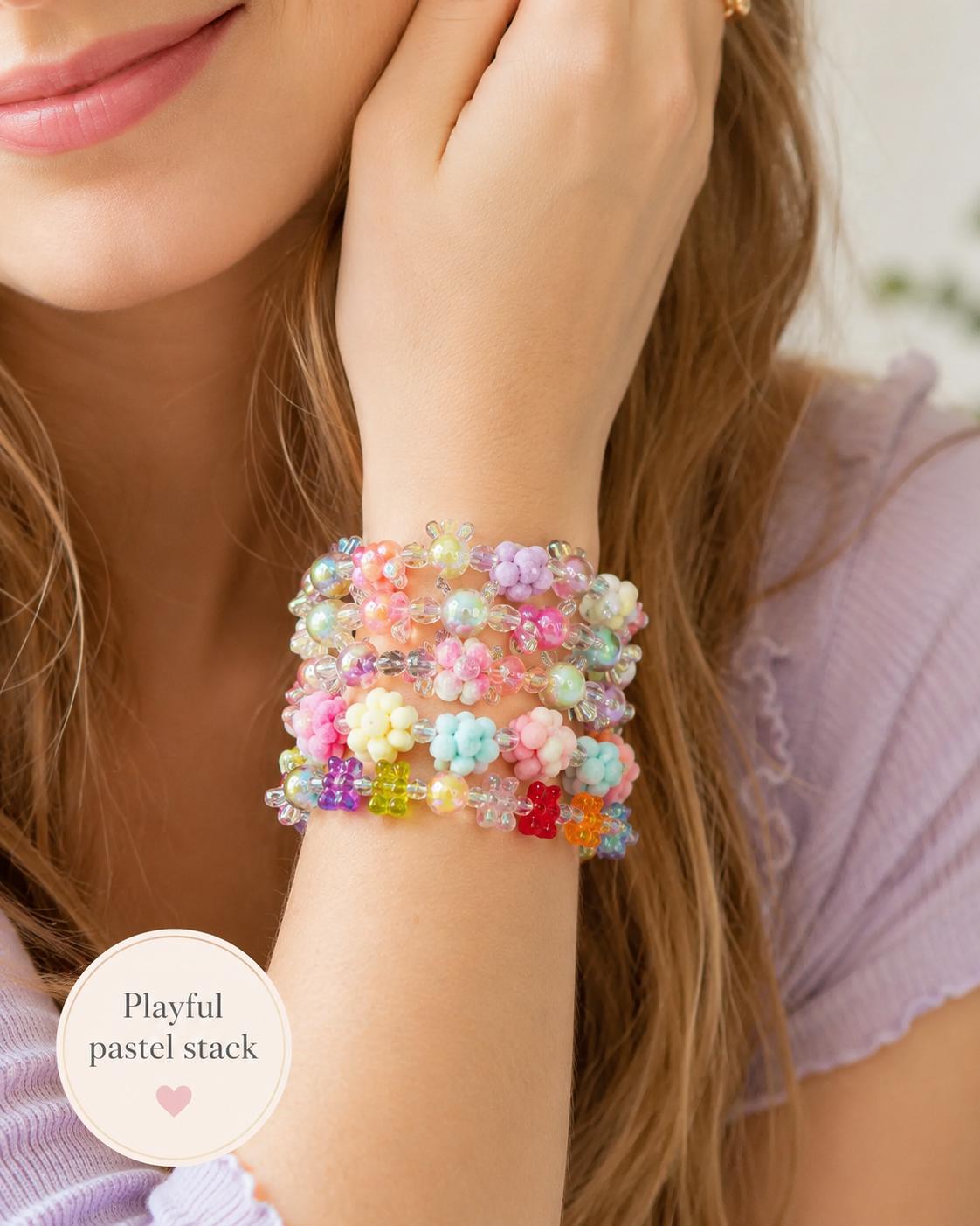 Candy Pastel Bead Bracelet