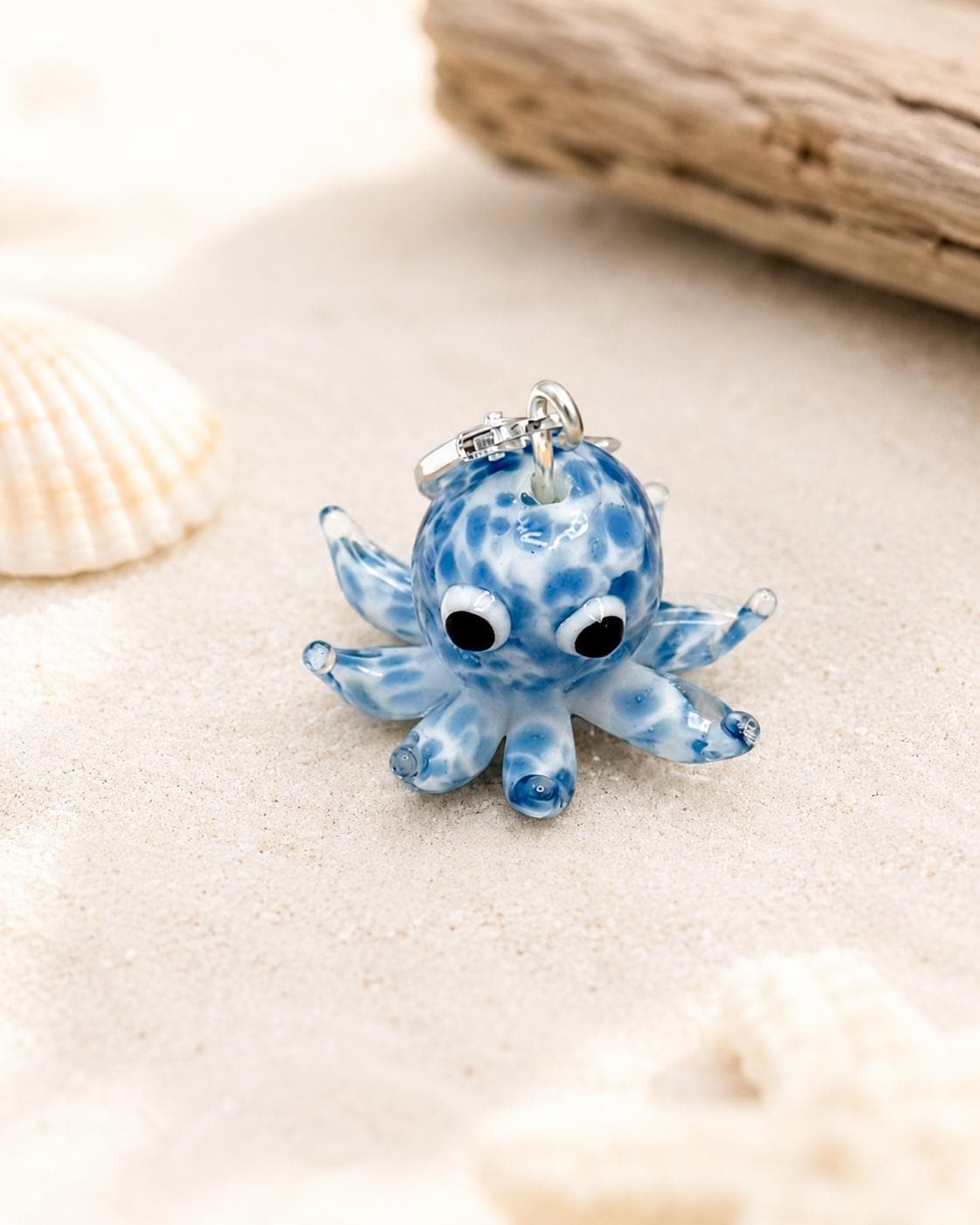 Glass Octopus Earrings