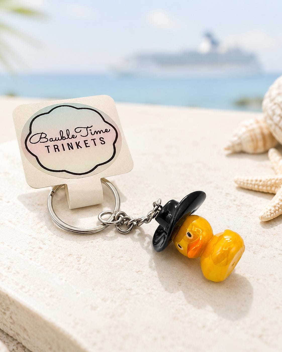 Cowboy Cruising Duck Keychains