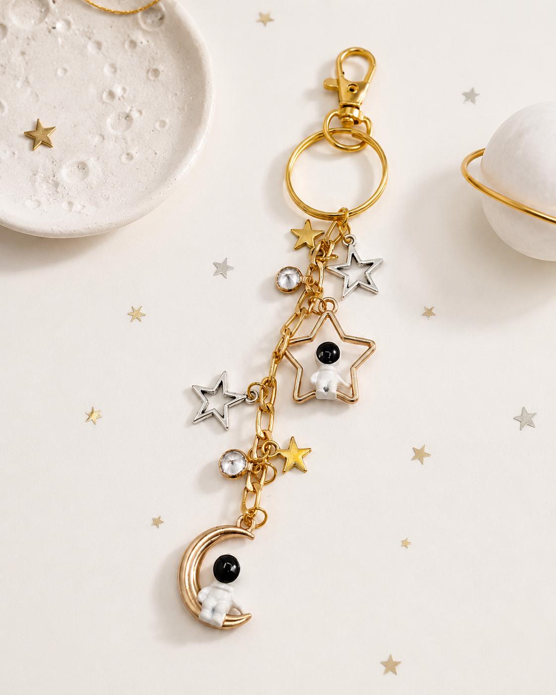 Stellar Explorer Keychain- Astronaut