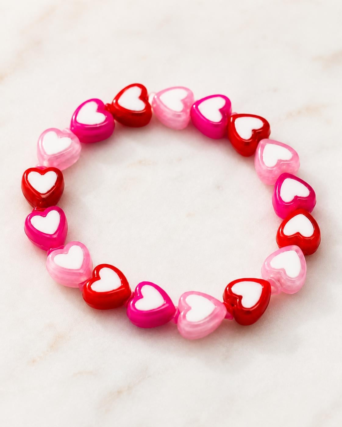 Sweet Heart Beaded Bracelets