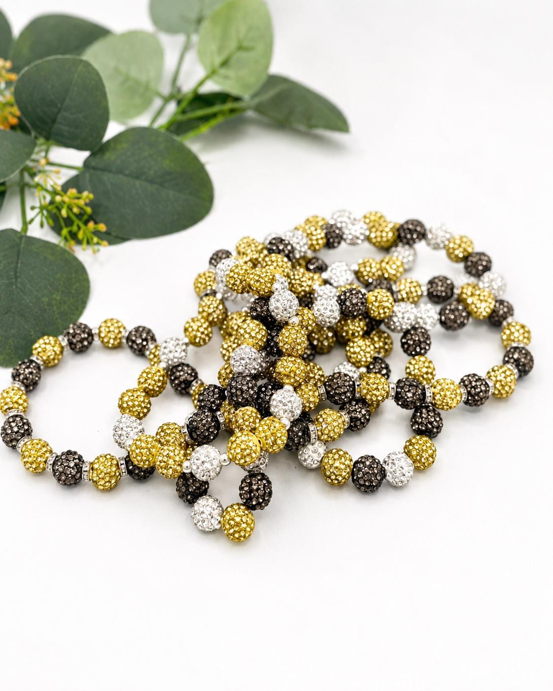 Gold/Silver/Dark Silver Rhinestone Necklaces