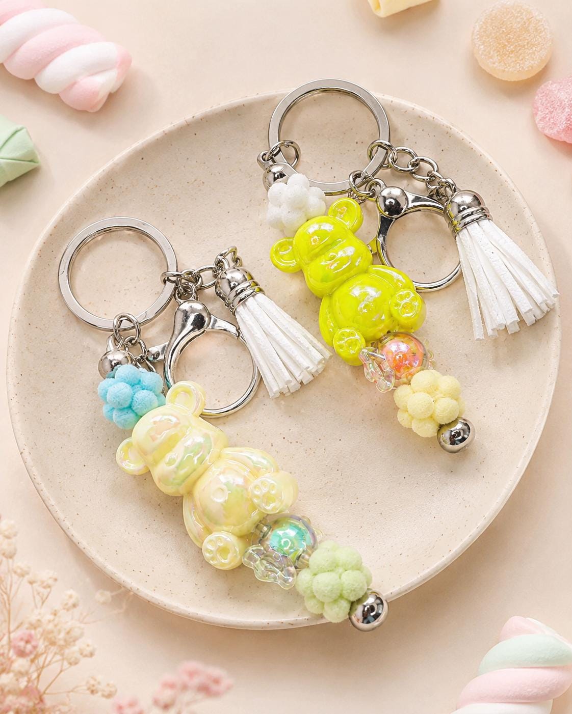 Candy Gummy Bear Keychain