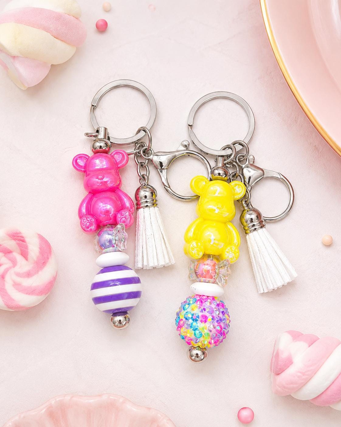 Candy Gummy Bear Keychain