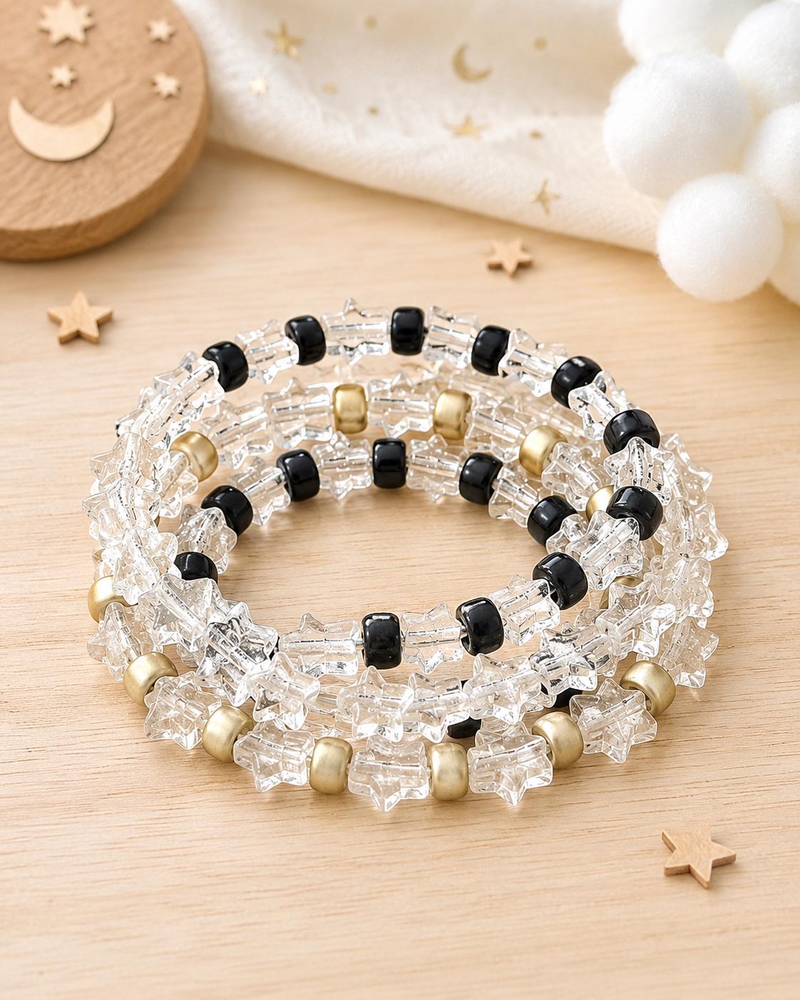 Shimmering Star Charm Bracelet
