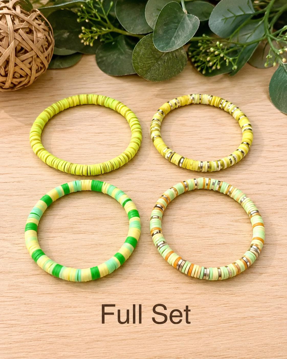 Safari Heishi Bracelet Set