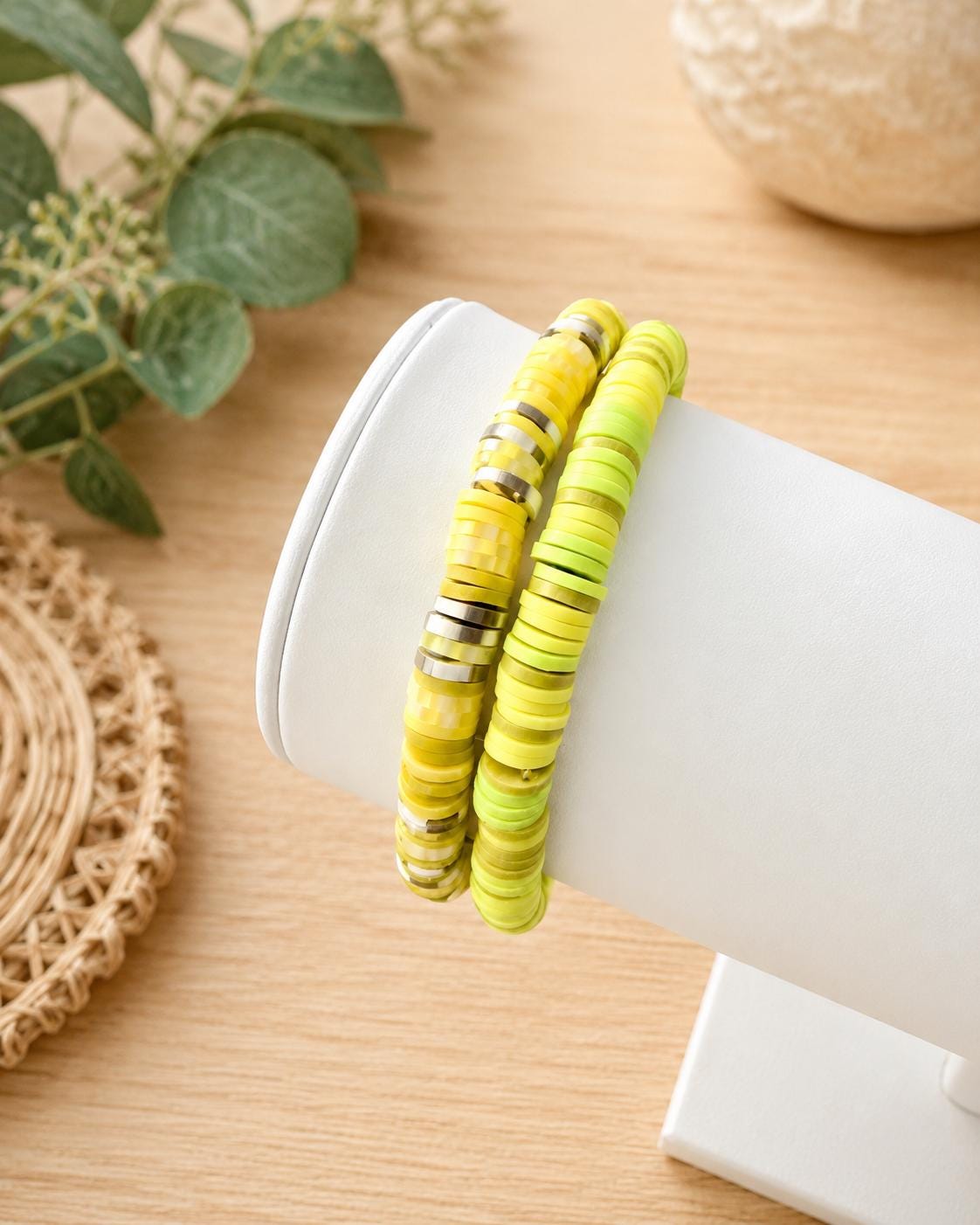 Safari Heishi Bracelet Set