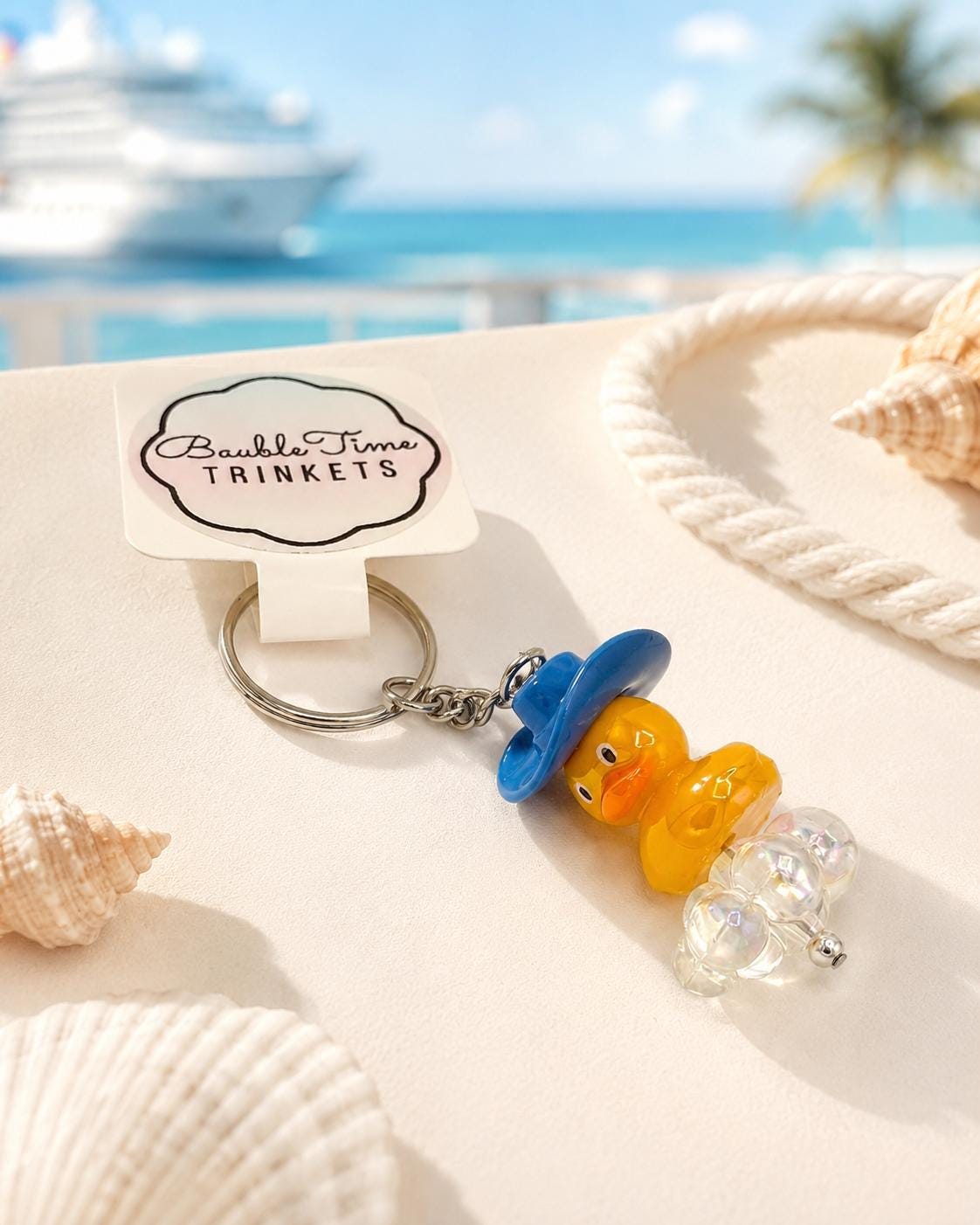 Cowboy Cruising Duck Keychains