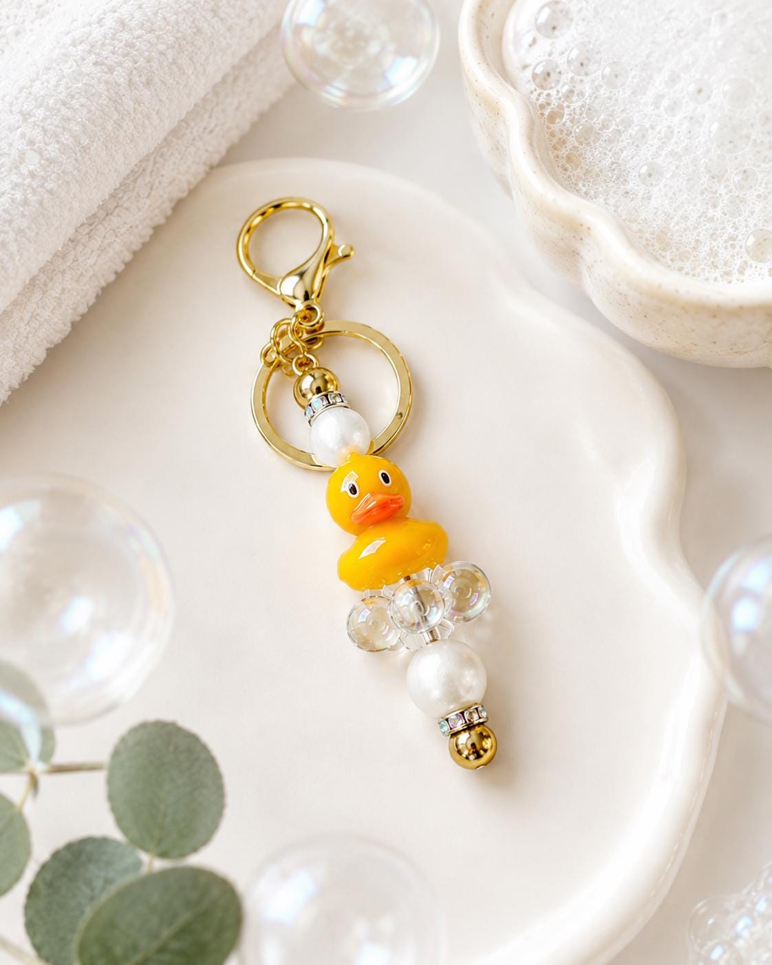 Rubber Duck Keychain