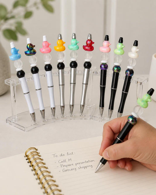 Iridescent Duck Bead Pens