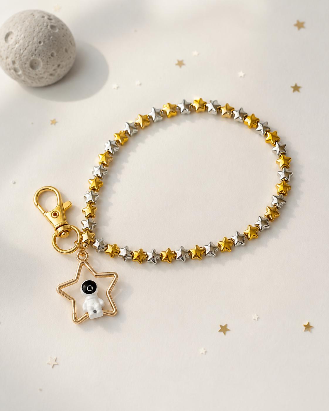 Spaceman Phone Charm Wristlet
