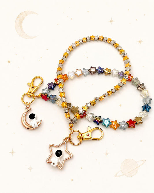 Spaceman Phone Charm Wristlet